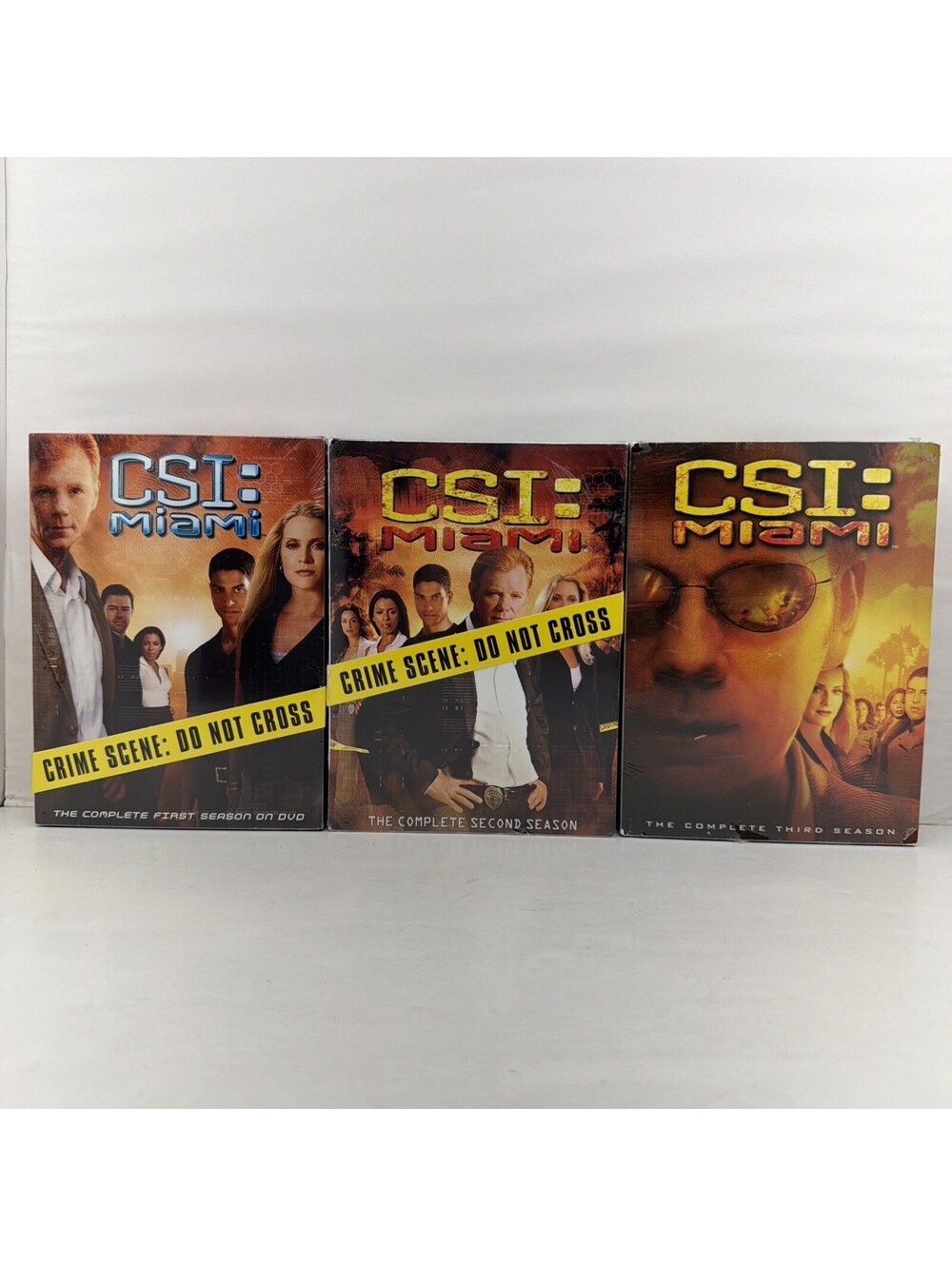 C.S.I. Miami   Seasons 1-3 DVD’s “BRAND NEW"